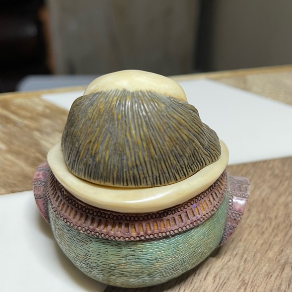 Shakespeare Limoge-like Resin Bust/Box - Picture 3 of 4